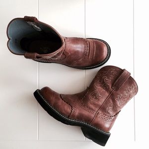 Ariat cowgirl boots!