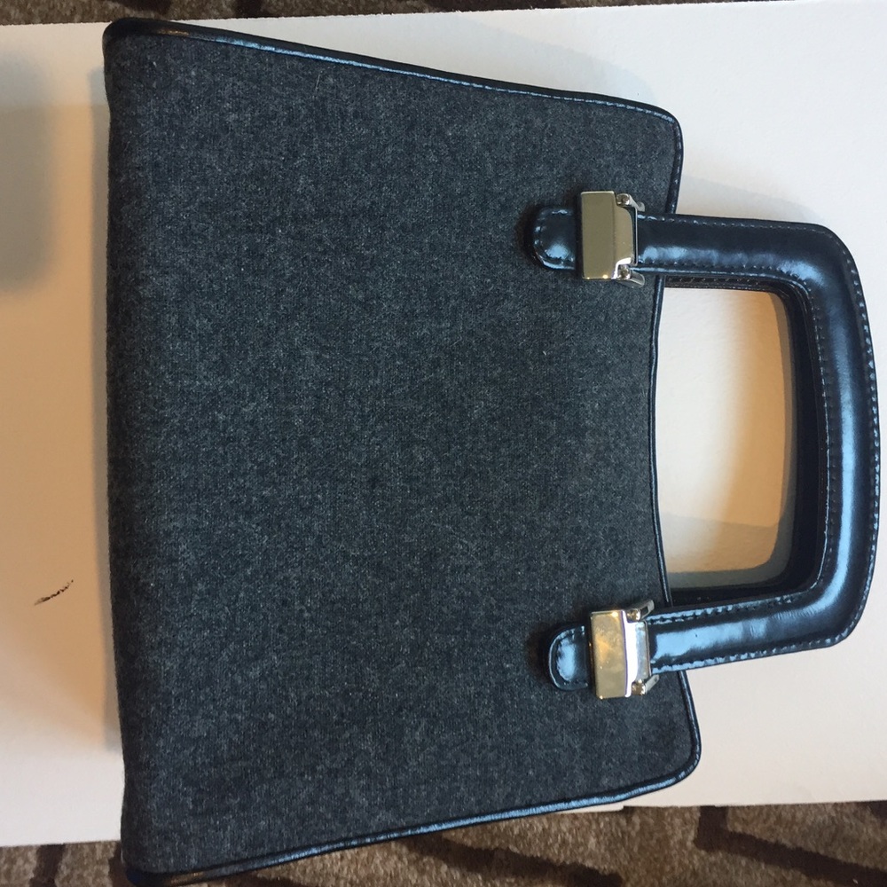 Grey flannel pocketbook