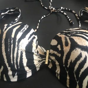 VS tiger print swim top