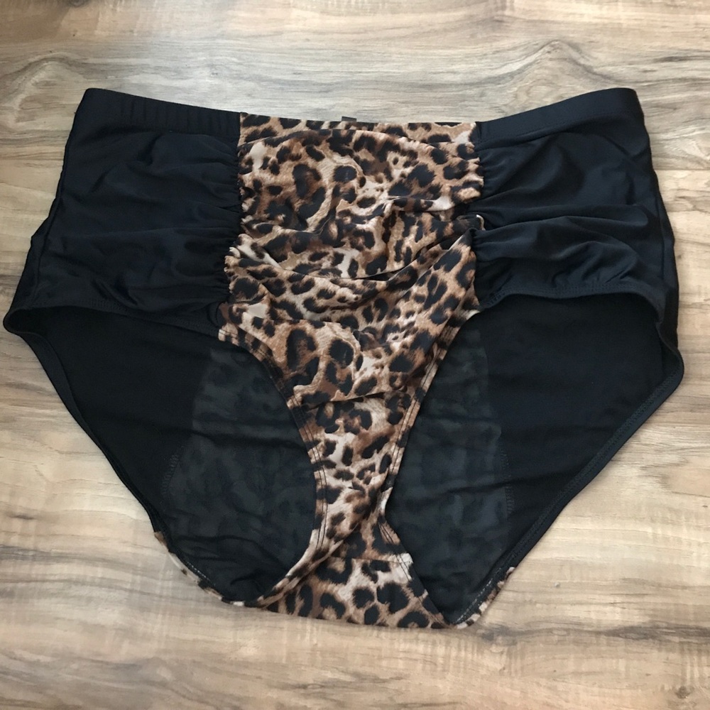 Torrid leopard print high waisted bottoms