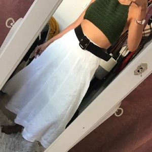 J. Jill Linen a-line skirt