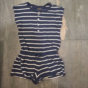 💙 Polo Ralph Lauren Toddler Girl Romper