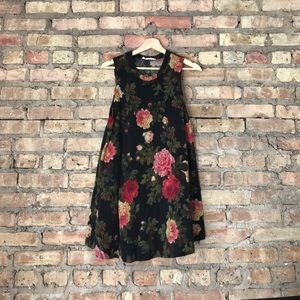 Gorgeous Audrey black floral minidress