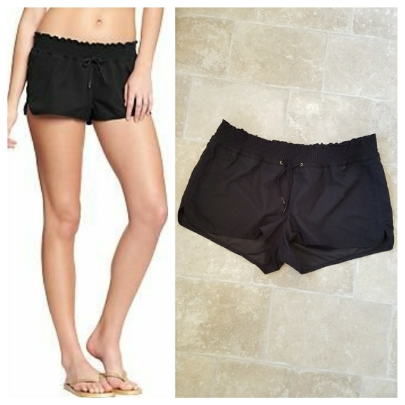 43 off Old Navy Other Old Navy Black Swim Cover Up Shorts from