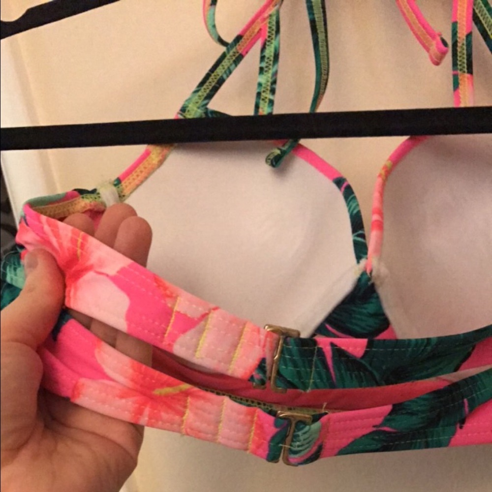 Bright Pink Target Bikini Small - Picture 3 of 4