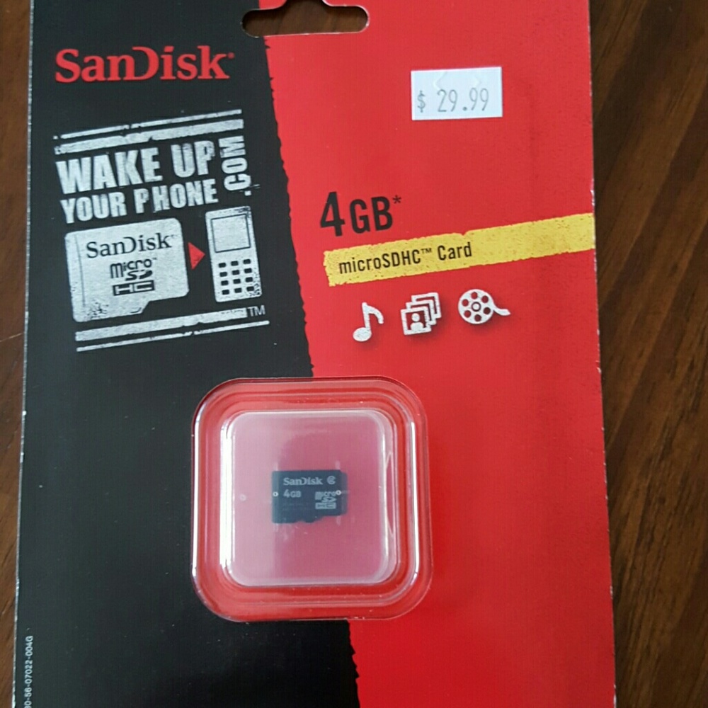 Micro chip storage disk for your cell phone