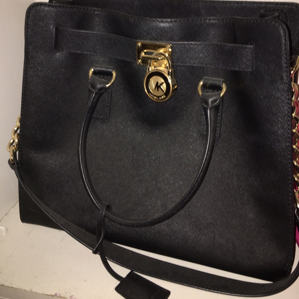 Michael Kors black Hamilton bag