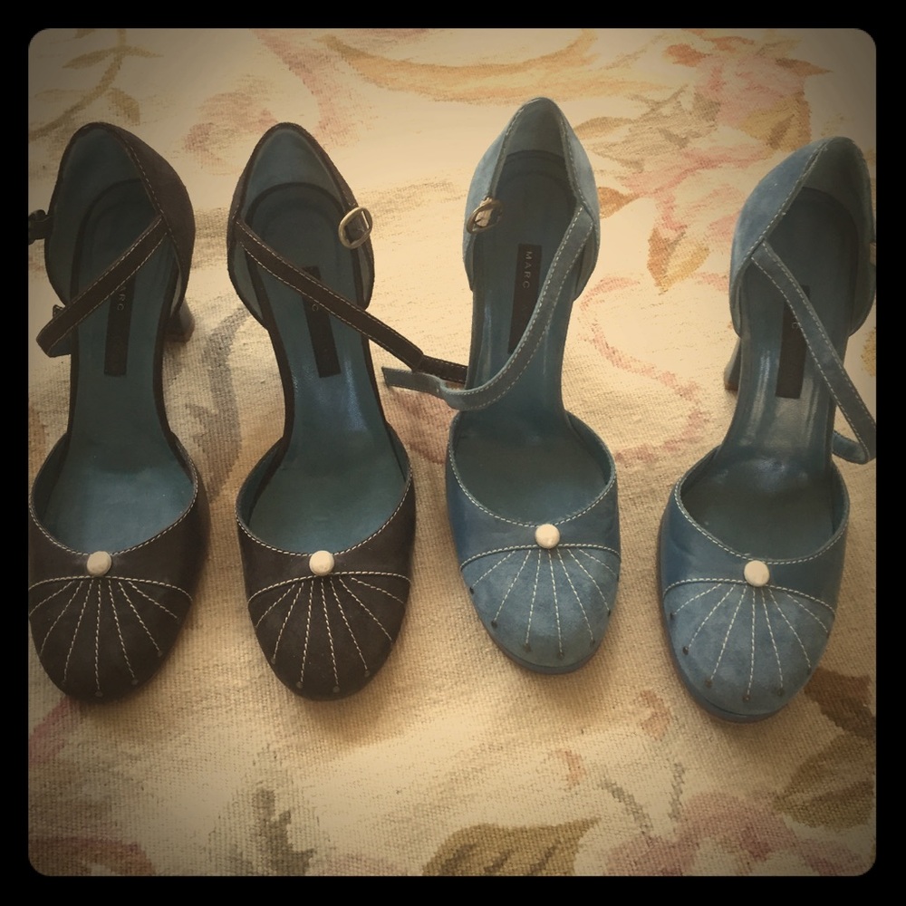 Two pairs of gorgeous Marc Jacobs heels!! Size 7