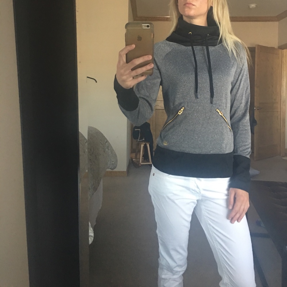 Under armour sweater with matching Capri pants