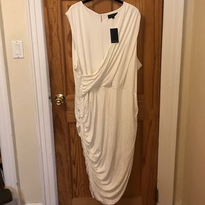 Draped Jersey Dress from Eloquii.