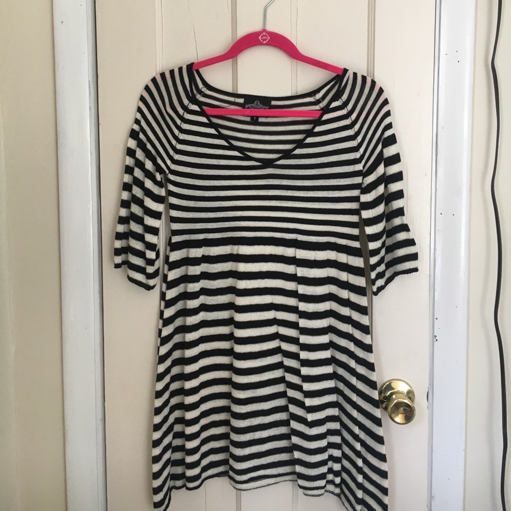 Black and White striped dress!