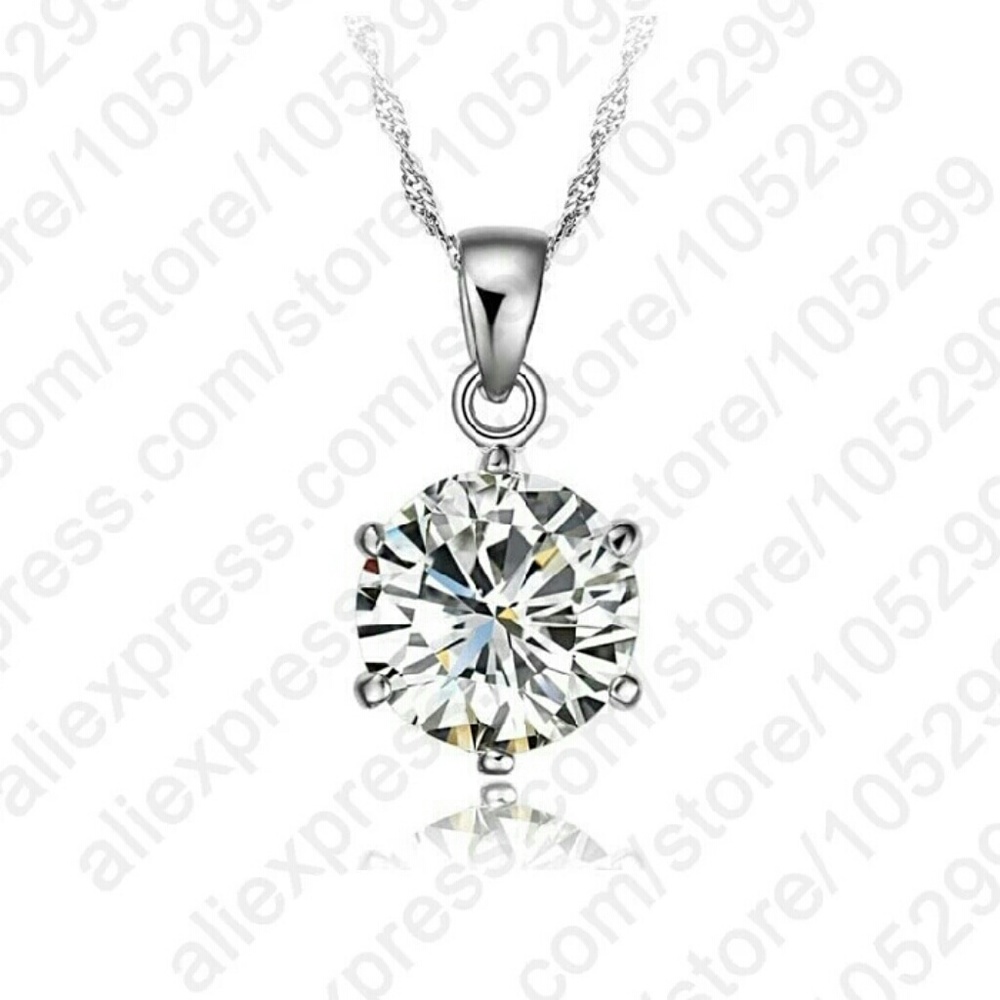 💎925 CZ Solitaire Necklace💎