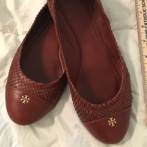 CCO ⏰!! Tory Burch Cherry Almond York Ballet Flats