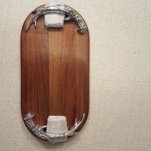Western antler cutting board