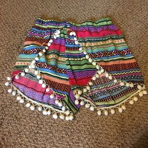Serape shorts