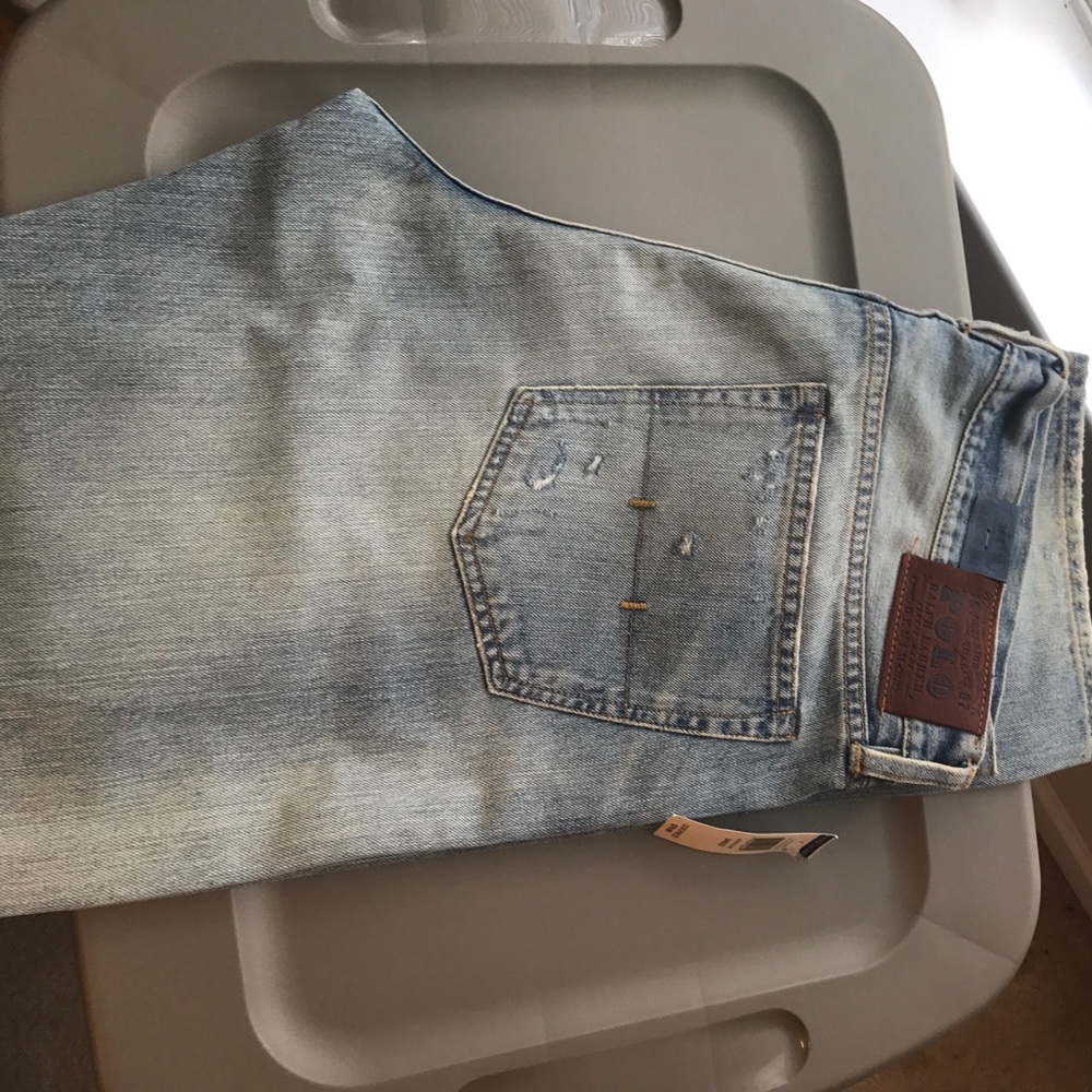Men's polo jeans
