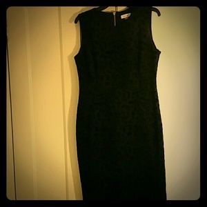 Calvin Klein Leopard-print sheath dress