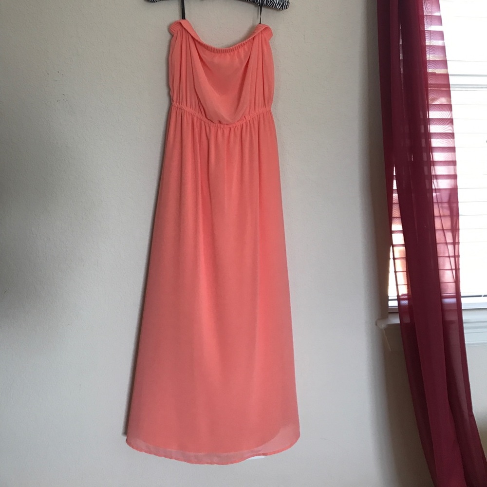 Tangerine Forever21 Maxi Dress