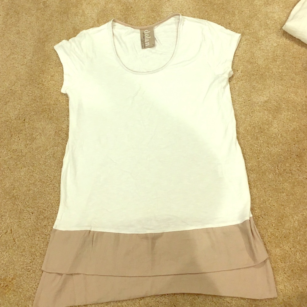 Stretchy hi low shirt