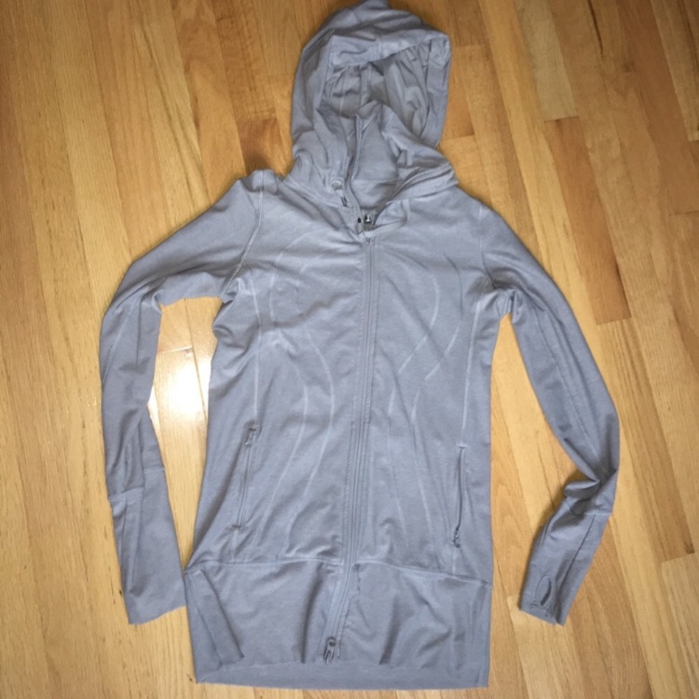 Lululemon gray zip up hoodie