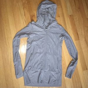 Lululemon gray zip up hoodie