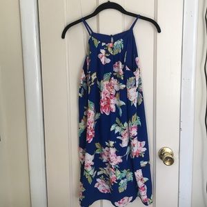 Blue Floral Dress