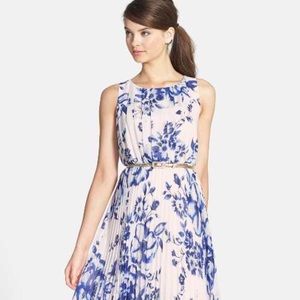 Sz 12 Nordstrom Eliza J chiffon floral maxi dress