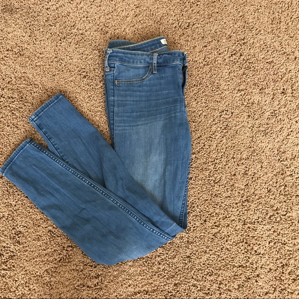 Hollister light wash jeggings