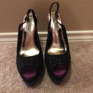 STEVE MADDEN Leather Upper Rhine Studs USA 7.5