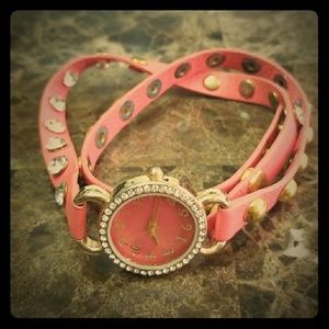 ORANGE WRAP AROUND WATCH