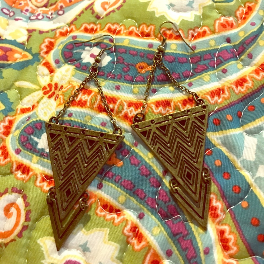 Triangle earrings