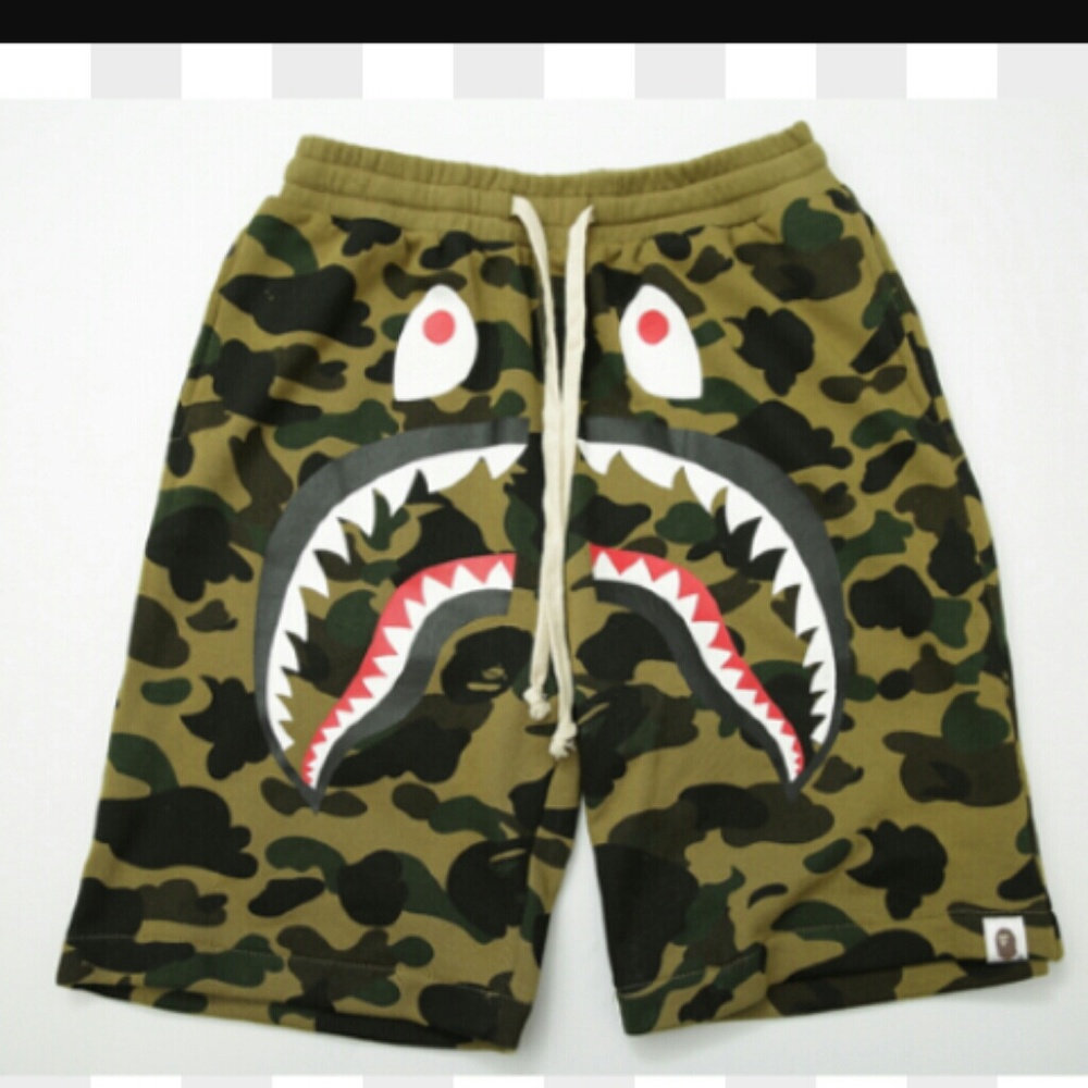 Bathing ape sweat shorts