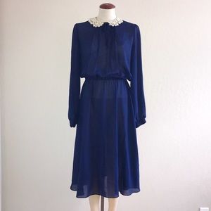 80's Vintage Victorian Style Dress-Jonathan Martin