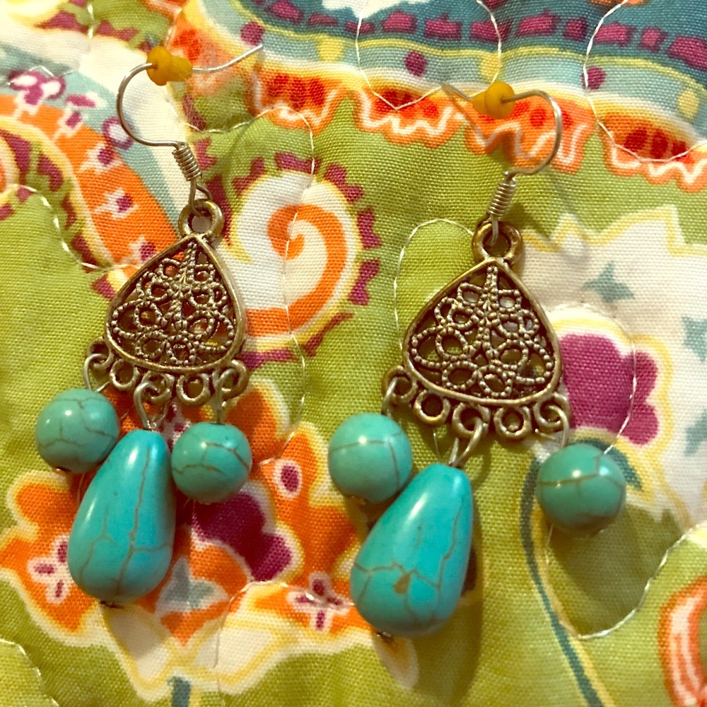Turquoise earrings
