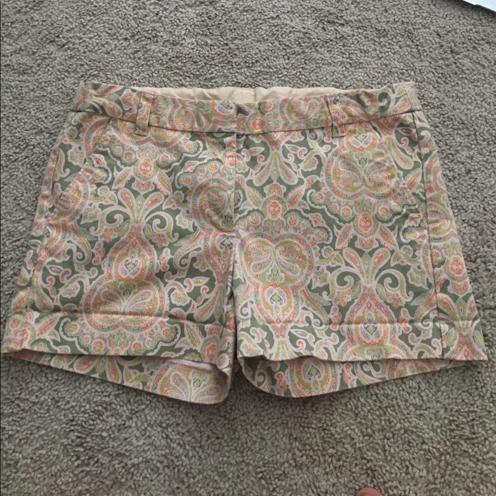 detailed jean shorts