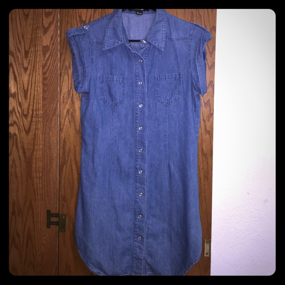 Forever 21 Small Denim Dress
