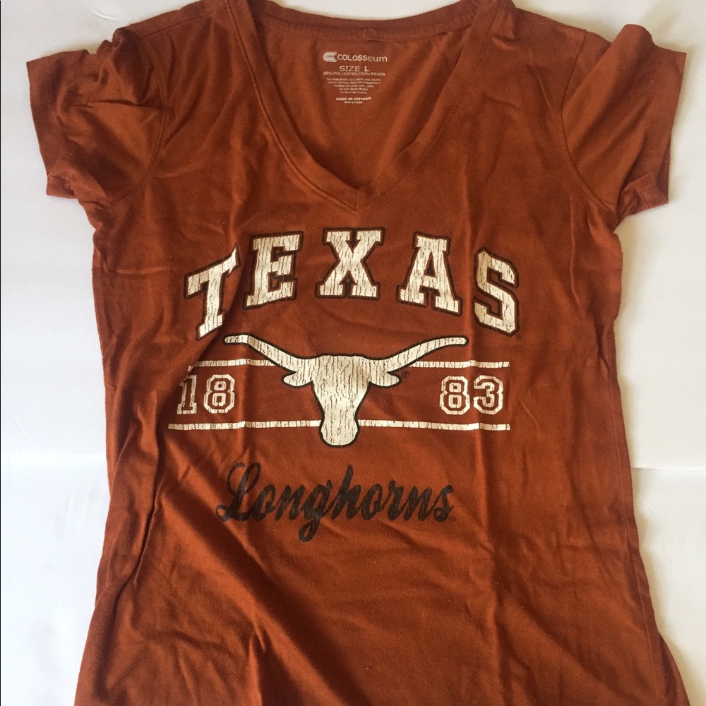 Texas Longhorns v-neck shirt