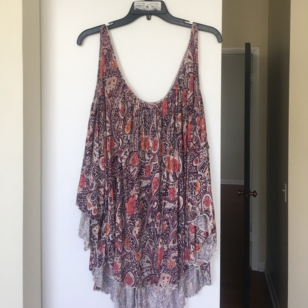 Free People cold shoulder top