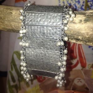 Hammered Metal Bracelet