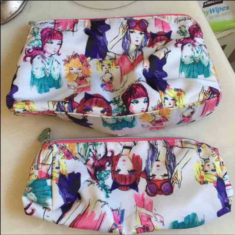 Bundle of 2 make up bag