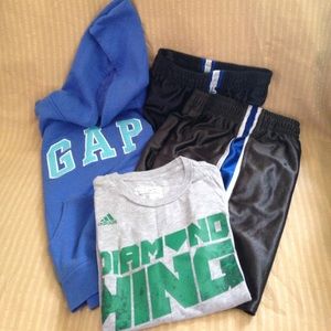 Boys 10-12 T-shirt, Shorts and a Sweater