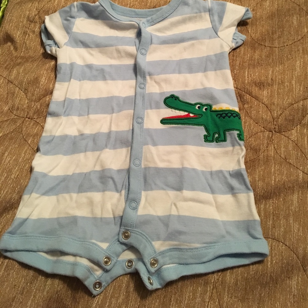 Adorable  baby boy romper.