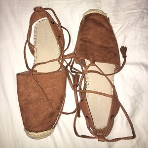 old navy lace up espadrilles