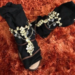 Vintage Jeweled Giuseppe Sandals