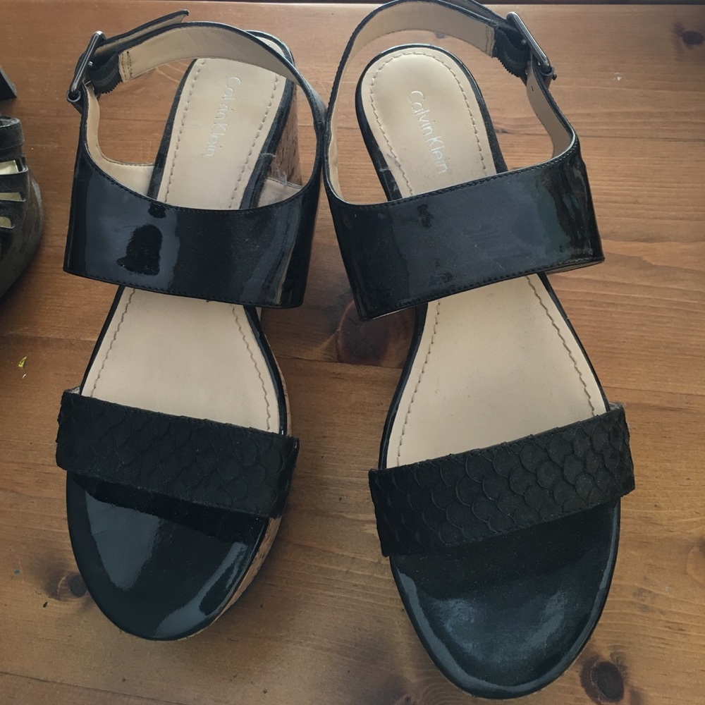 Calvin Klein wedge/sandal
