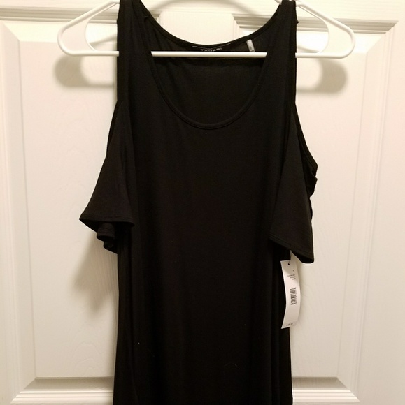 Black cold shoulder tunic - Picture 2 of 4