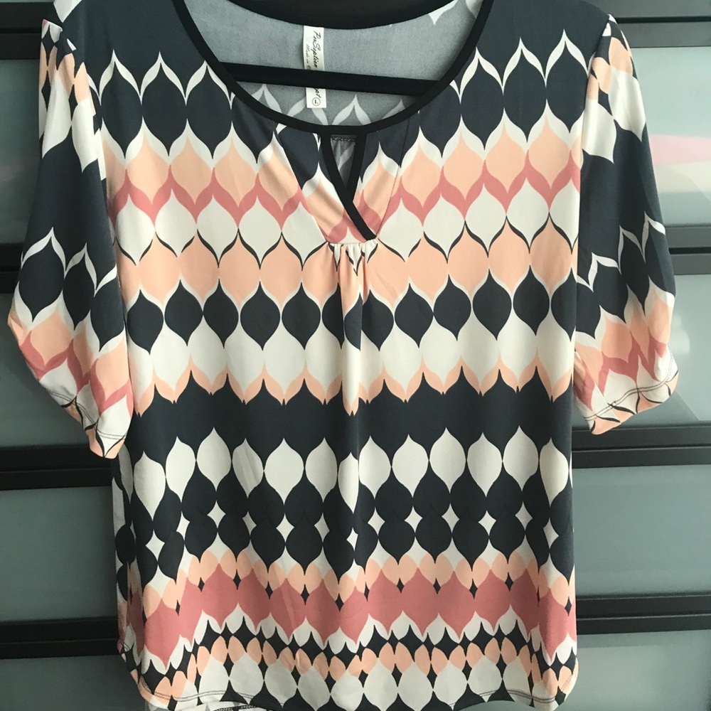 Multi Colored Blouse cooling fabric