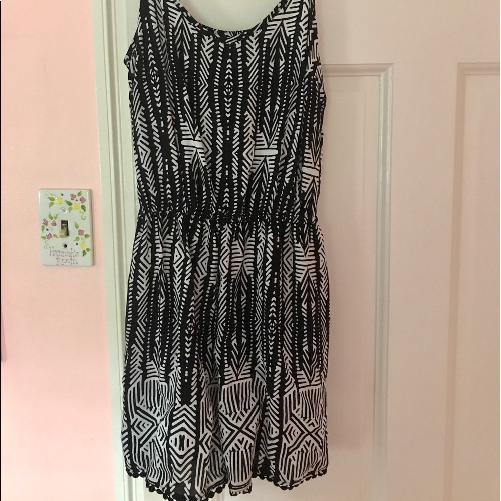 Black and white Mossimo romper