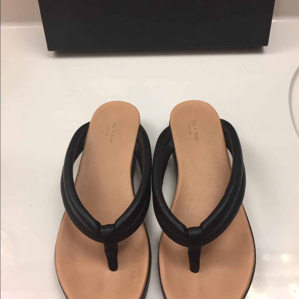 Rag & bone leather sandal. Worn one time.