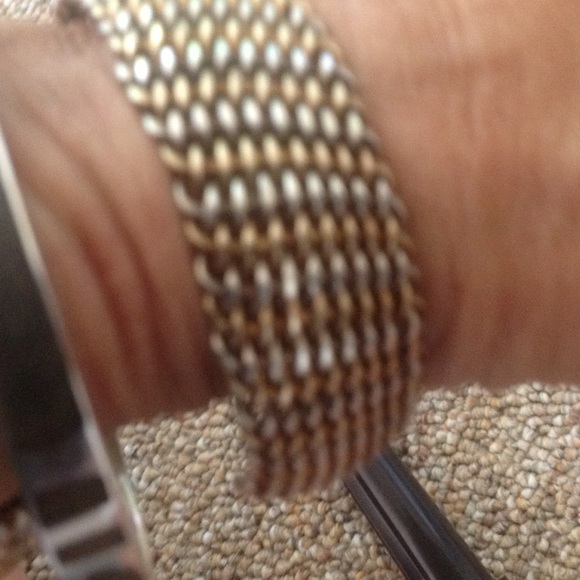 Sterling silver bracelet cuff - Picture 1 of 5